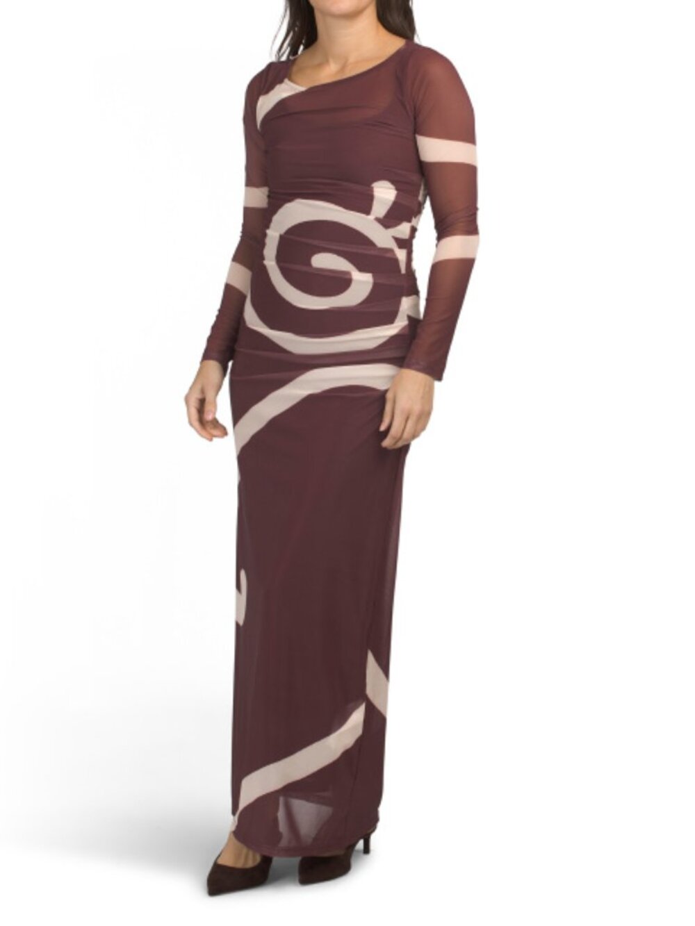 MON RENN Sierra Long Sleeve Maxi Dress